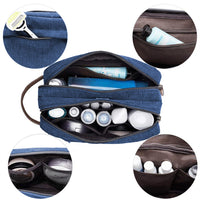 Large Capacity Travel Toiletry Bag Cosmetic Bags-Navy