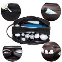 Large Capacity Travel Toiletry Bag Cosmetic Bag-Black