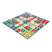 1 Set Flying Chess Game Playmat Safe Kids Crawling Floor Mat Parent-Child Game