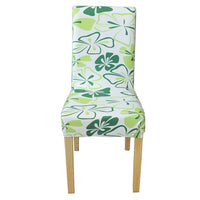 Stretch Printed Chair Covers Removable Soft Dining Chair Protector Dining Chair Slipcovers for Home Kitchen Hotel Party Wedding Dining Room