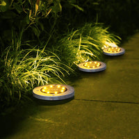 12 X 8 LED Solar Power Lights Garden Ground Outdoor Lamps for Yard Fences Walkway Lawn