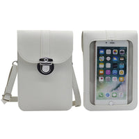 Women Touchable PU Leather Phone Bag Crossbody Phone Purse