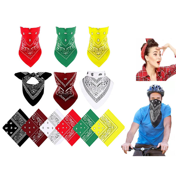 4Pcs Multifunction Cycling Headscarf Bandana Face Covers