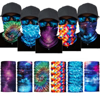 Galaxy Printed Reusable Cycling Masks Scarfs Windproof UV resistance Outdoor Sport Face Neck Masks