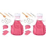 11pcs Kids Kitchen Toy Cooking and Baking Set Kids Role Play Kitchen Toy Kit Kids Gift