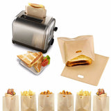 10Pcs or 20Pcs Kitchen Reusable Heat-Resistant Toaster Bags