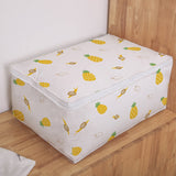 2Pcs Printed Clothing Quilt Storage Bag Bedroom Organizer