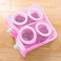 2Pcs Shoes Washing Bag Sneaker Mesh Washing Bag Shoes Laundry Bags