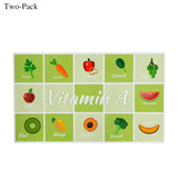 2PCS Kitchen Oil-Proof Wall Sticker Self-Adhesive High-temperature Stickers