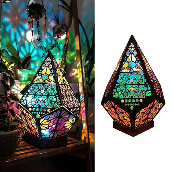 Bohemian Starry Sky Projection Night Lamp LED Projector Lamp