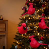 Christmas Cardinal Birds Artificial Christmas Birds Christmas Decoration Pendant