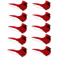 Christmas Cardinal Birds Artificial Christmas Birds Christmas Decoration Pendant