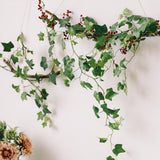 2Pcs Artificial Ivy Wall Hanging Wreath Plant