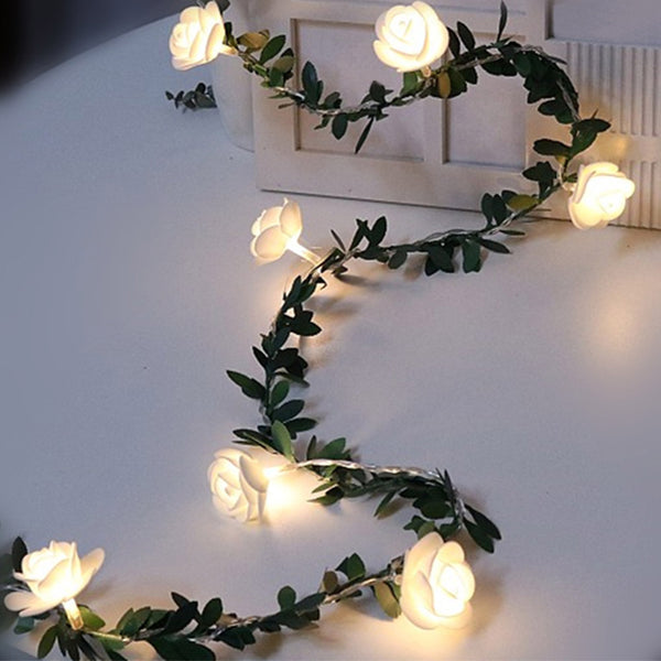 6m 40LEDs Vine Bulbs or Flower Fairy String Light USB Charging Home Decoration Light String