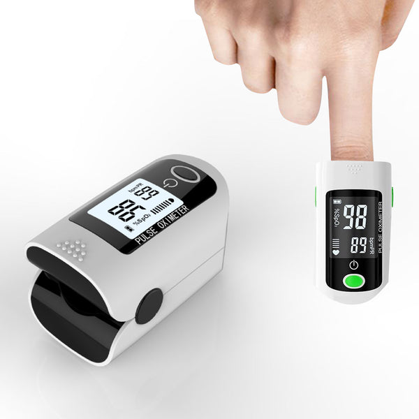 Fingertip Heart Rate Monitor Pulse Oximeter Portable Blood Oxygen Meter LCD Display Pulse Oximeter