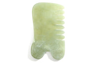 Nature Jade Comb Massage Comb Head Gua Sha Board Facial Massage Scraper Natural Hair Care Beauty Tool