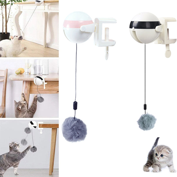 Electric Automatic Lifting Cat Ball Interactive Cat Teaser Toy Cat Playing Toy