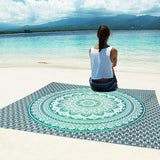 200 x 150cm Wall Hanging Mandala Tapestry Beach Towel Beach Mat Bohemian Camping Blanket Home Decoration