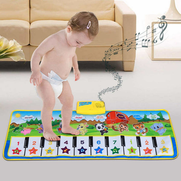 Kids Musical Mat Kids Piano Keyboard Mat Early Education Touch Play Toy