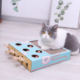 Pets Cat Scratcher 3 in 1 Interactive Cat Toy Cat Scratcher Cardboard