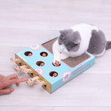 Pets Cat Scratcher 3 in 1 Interactive Cat Toy Cat Scratcher Cardboard