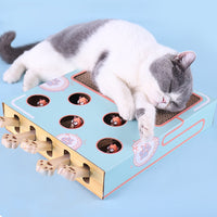 Pets Cat Scratcher 3 in 1 Interactive Cat Toy Cat Scratcher Cardboard