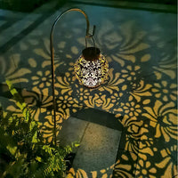 1pc Outdoor Solar Hanging Lantern Light Outdoor Garden Lamp