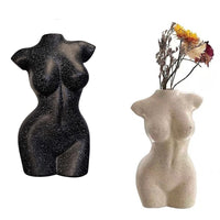 1pc Nude Female Body Vase Tabletop Flower Pot Home Art Decor