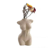 1pc Nude Female Body Vase Tabletop Flower Pot Home Art Decor