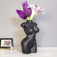 1pc Nude Female Body Vase Tabletop Flower Pot Home Art Decor