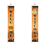 1 Pair Halloween Porch Sign Large Banner Halloween Decorations Home Party Decor