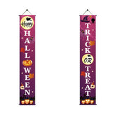 1 Pair Halloween Porch Sign Large Banner Halloween Decorations Home Party Decor