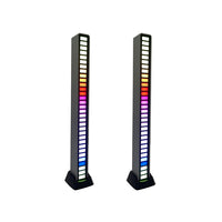 32 LED RGB Bluetooth Car Atmosphere Light Sound or App Control Light Bar Strip Light