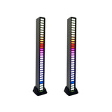 32 LED RGB Bluetooth Car Atmosphere Light Sound or App Control Light Bar Strip Light