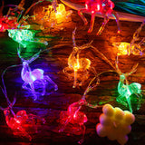 1pc Christmas Lights LED Elk String Light Battery Powered Indoor Light String Home Party Decor