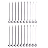 20pcs Stainless Steel Straws Spoon Drinking Straw Spoon Dual-Use Straws Tea Spoon