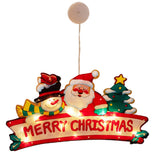 Christmas Hanging Light Suction Cup Window Hanging Light Cute Christmas Decor