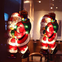 Christmas Hanging Light Suction Cup Window Hanging Light Cute Christmas Decor