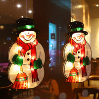 Christmas Hanging Light Suction Cup Window Hanging Light Cute Christmas Decor