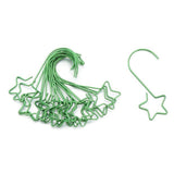 40 Pcs Christmas Ornaments Hooks Metal Star-Shaped Hook