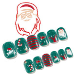 2 Set 48Pcs Christmas Full Cover False Nail For Kids