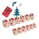 2 Set 48Pcs Christmas Full Cover False Nail For Kids