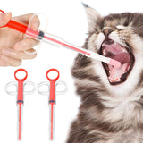 4Pcs Pet Medicine Feeder Pill Pusher Capsule Shooter Medication Syringe Dog Cat