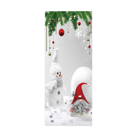 Christmas Door Stickers Self-adhesive Xmas Decor