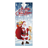 Christmas Door Stickers Self-adhesive Xmas Decor