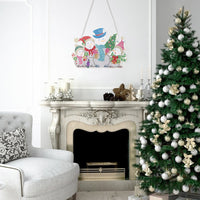 DIY Christmas Diamond Painting Pendant Wall Hanging Decor