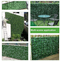 1X1M Artificial Faux Ivy Leaf Fence Screen Garden Privacy Wall Decor