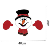 Climbing Santa Claus Christmas Indoor Outdoor Fence Peeker Christmas Decoration