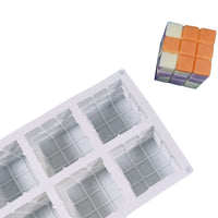 6 Cavities 3D Cube Silicone Baking Cake Mold