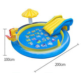 Dinosaur Inflatable Play Center Kids Spray Water Swimming Pool